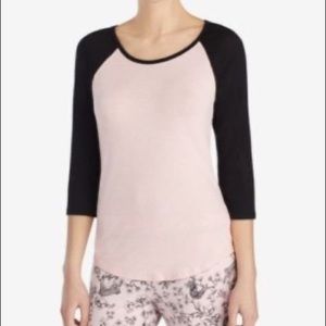 NEW Betsey Johnson 3/4 sleeve top shirt heart S